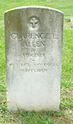 Clarence E. Allen marker