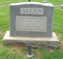 John and Anna Allen gravestone