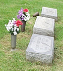 Style of horizontal granite marker