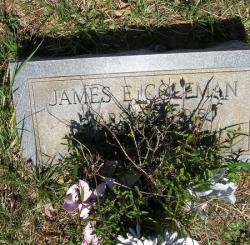 coleman james edward details lnc burial name