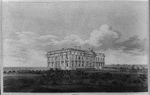 The White House burned
